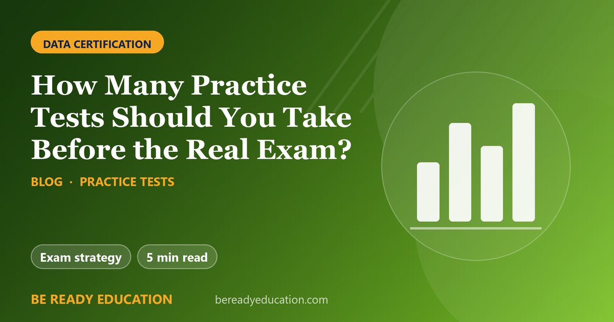 How Many Practice Tests Should You Take Before the Real Exam?