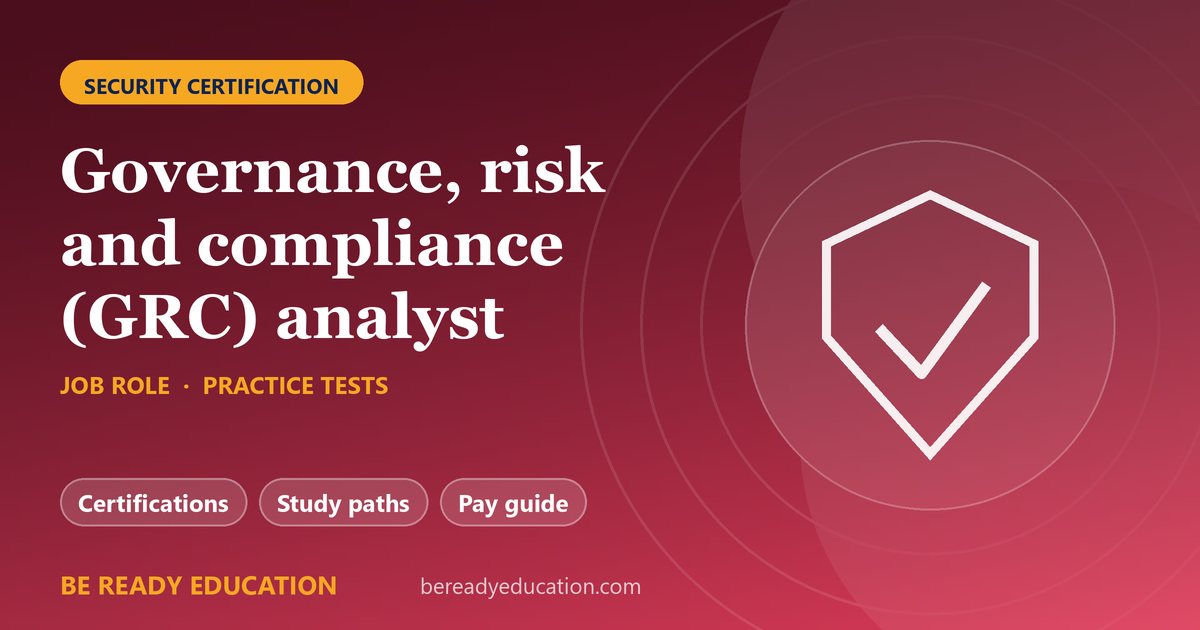 Governance, risk and compliance (GRC) analyst