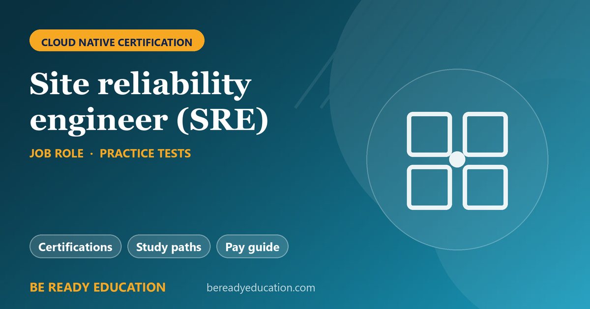 Site reliability engineer (SRE)